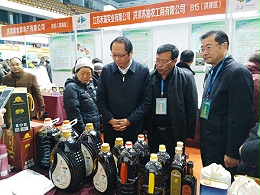县委张书记展销会视察
