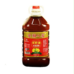 金湖人家原香压榨菜籽油5L