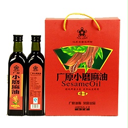 广原小磨麻油480ml*2