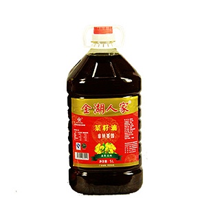 金湖人家原香压榨菜籽油5L